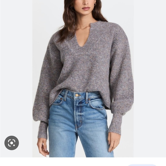 Something Navy Balloon sleeve sweater - Picture 2 of 2